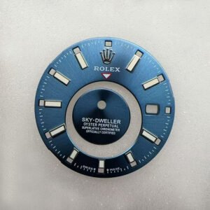 Rolex Sky-Dweller Blue Watch Dial For 336934 Watches Fit 9002 Movement High Quality Watch Parts Replacement