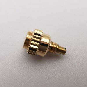 Rolex Daytona Watch Pusher 18K Solid Yellow Gold / White Gold / Rose Gold High Quality Watch Parts Replacement