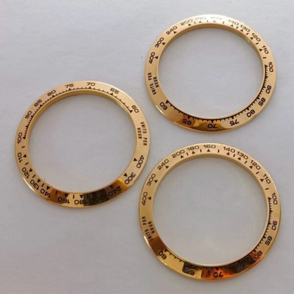 Rolex Daytona 18K Solid Yellow Gold Watch Bezel High Quality Watch Parts Replacement