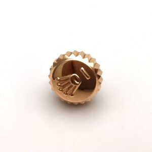 Rolex Datejust Watch Crown 6.0mm 18K Solid Gold High Quality Watch Parts Replacement