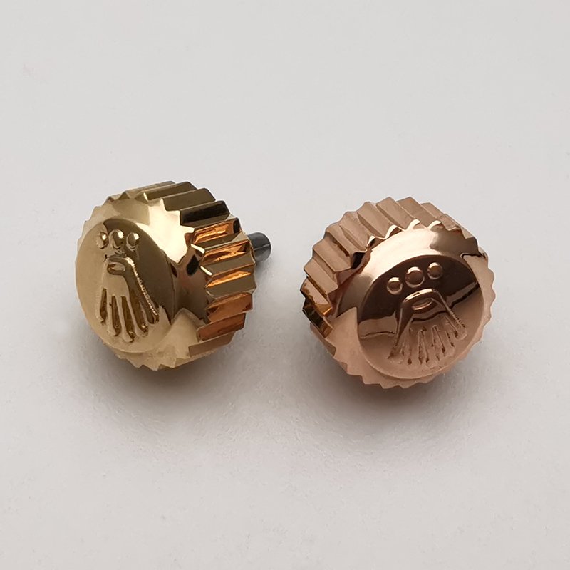 18K solid gold watch crown for Rolex daytona 5-800x800