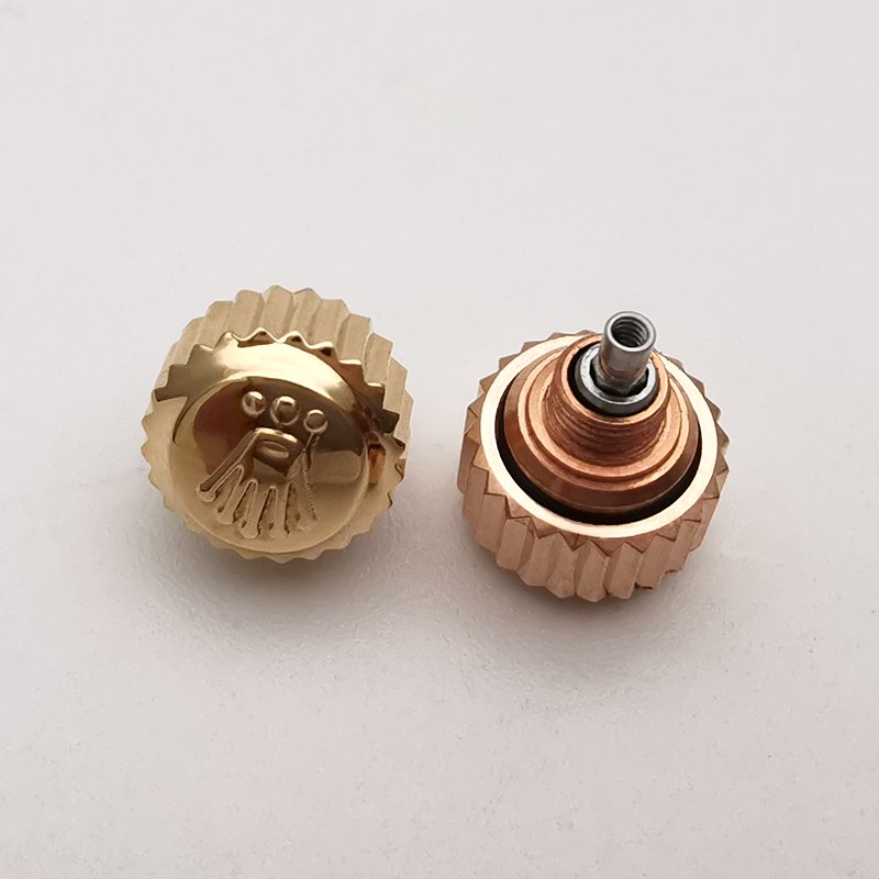 18K solid gold watch crown for Rolex daytona 7-800×800