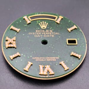 Rolex Day-Date Green Aventurine Watch Dial For 36mm Cal.3155 Movement High Quality Watch Parts Replacement