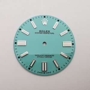 Rolex Oyster Perpetual 124300 Watch Dial Tiffiny Blue Color For 41mm Compatible With 3230 Movement High Quality Watch Parts Replacement