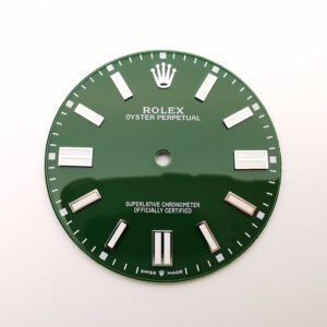 Rolex Oyster Perpetual 124300 Watch Dial Green Color For 41mm Compatible With 3230 Movement High Quality Watch Parts Replacement
