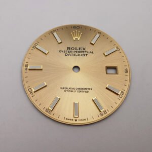 Rolex Datejust Yellow Gold 41mm Watch Dial For 126334, Fits to 3235 High Quality Watch Parts Replacement