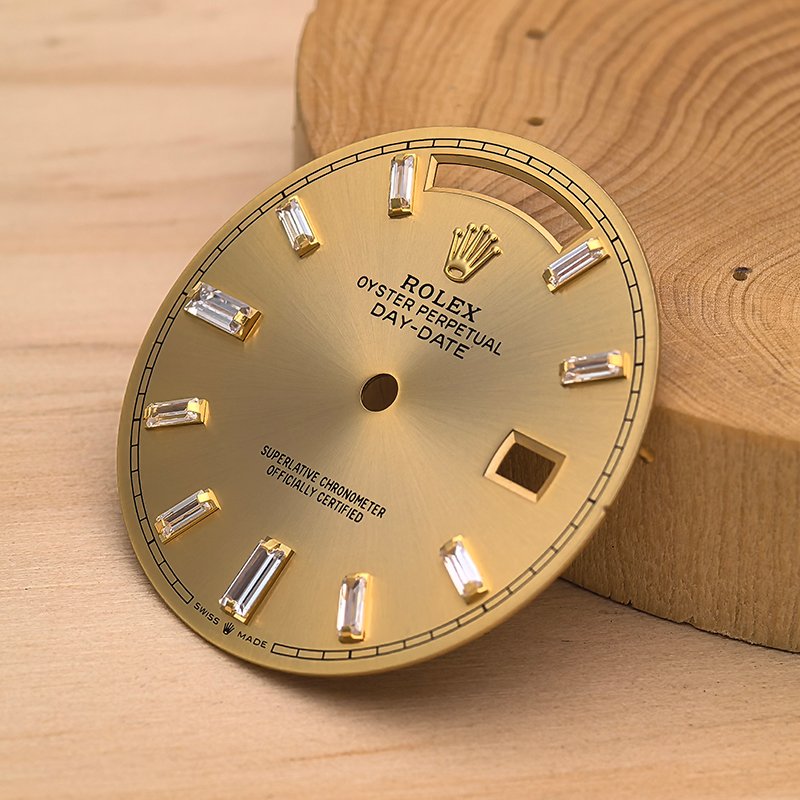 Champagne Watch Dial for Rolex Day-Date 228238-0005 2-800×800