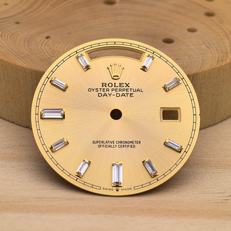 Champagne Watch Dial for Rolex Day-Date 228238-0005 3-800x800