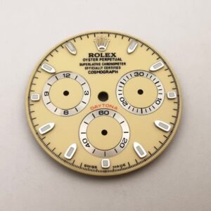 Rolex Daytona Cream Watch Dial for 116520 Fit 4130 Movement High Quality Watch Parts Replacement
