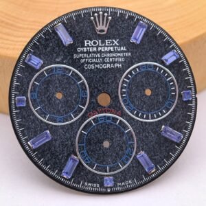 Rolex Daytona Dark Blue Obsidian Watch Dial For 126509 Cal. 4131 Movement High Quality Watch Parts Replacement