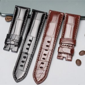 Panerai SUBMERSIBLE LUMINOR RADIOMIR Watches Genuine Alligator Leather Watch Strap High Quality Watch Parts Replacement