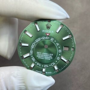 Rolex Sky-Dweller Green Watch Dial For 336938 Watches Fit 9002 Movement High Quality Watch Parts Replacement