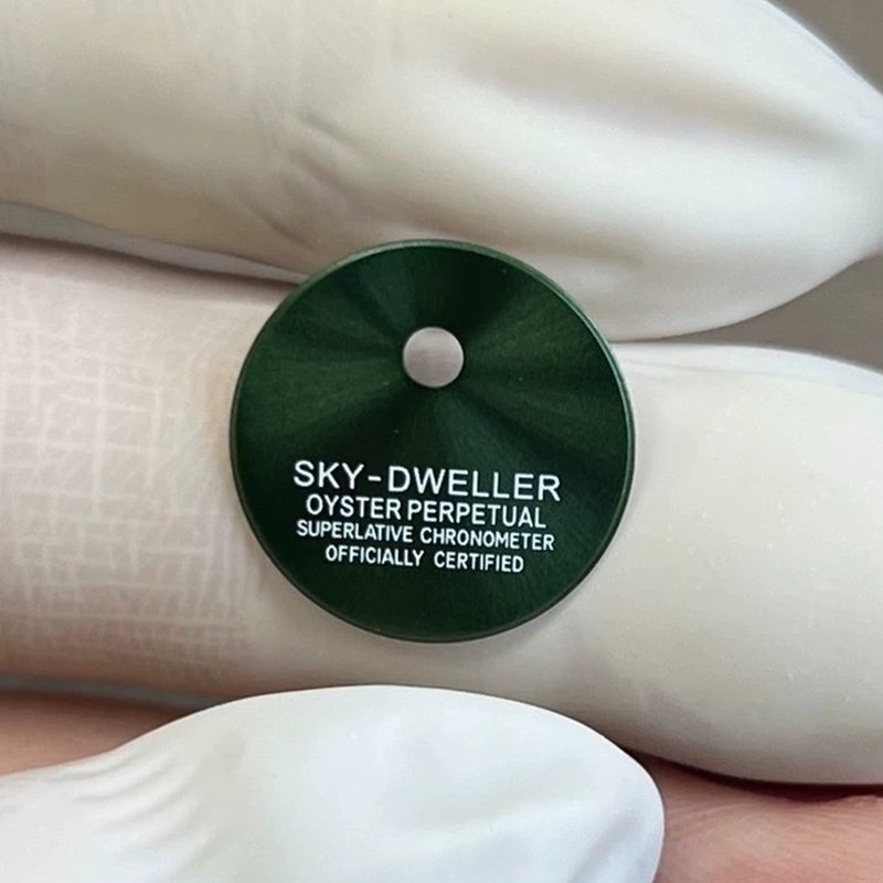 Green Watch Dial For Rolex Sky-Dweller 336938 5-800×800
