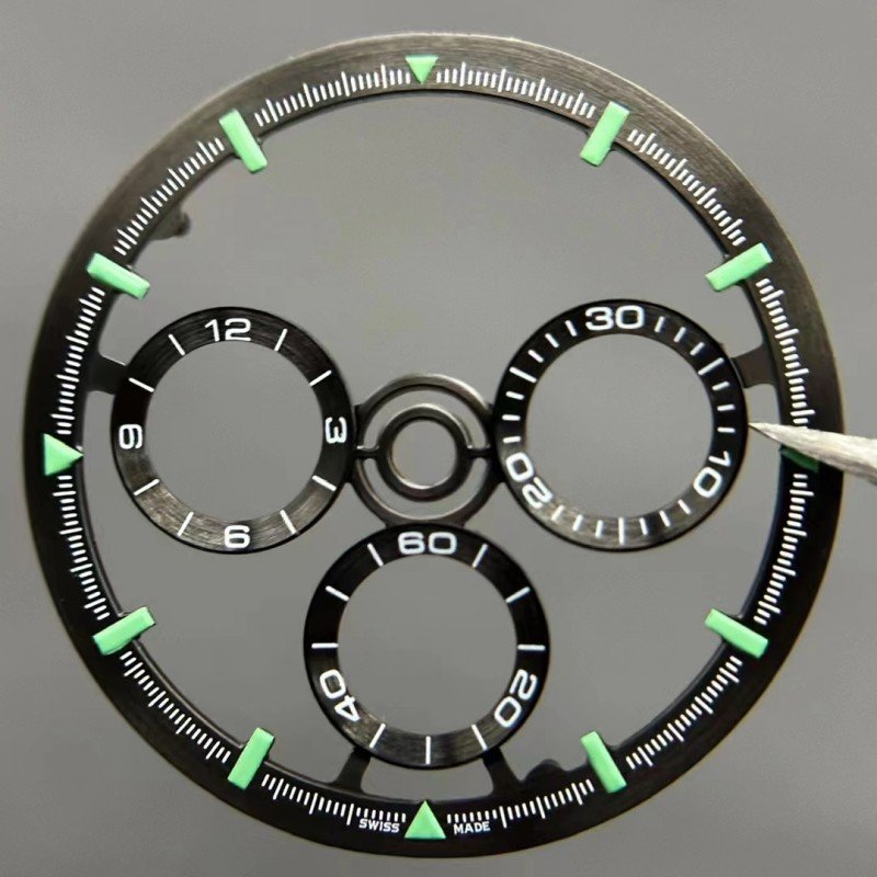 Hollow Watch Dial for Rolex Daytona Cal.4130 Movement Remould Watches Parts-1-800×800