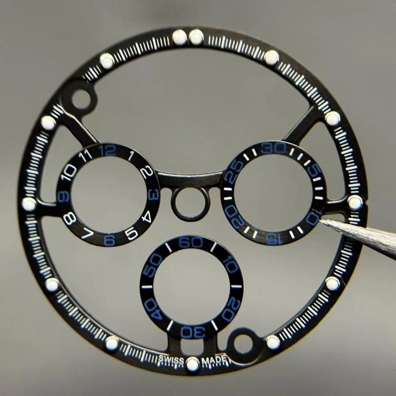 Hollow Watch Dial for Rolex Daytona Cal.4130 Movement Remould Watches Parts-2-800×800