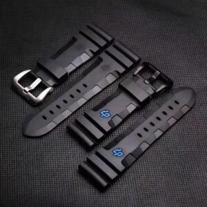 Panerai Watches PAM111/441/1209, 24/26mm Rubber Watch Strap High Quality Watch Parts Replacement