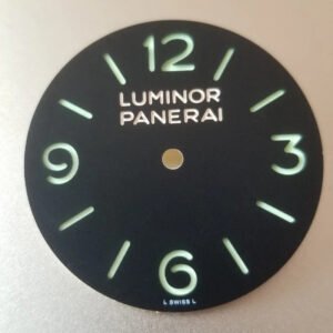 Green Luminous Watch Dial For PAN Watches Fit to Movement 6497 Seagull ST3600 High Quality Watch Parts Replacement