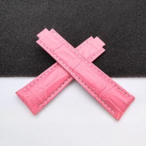 Rolex Daytona 126518 Cal.4131 Pink Alligator Crocodile Watch Strap High Quality Watch Parts Replacement