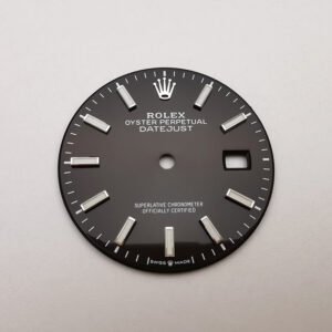 Rolex Datejust Black 41mm Watch Dial For 126334, Fits to 3235 High Quality Watch Parts Replacement