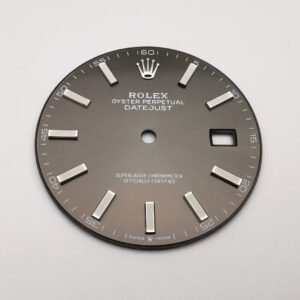 Rolex Datejust Grey 41mm Watch Dial For 126334, Fits to 3235 High Quality Watch Parts Replacement