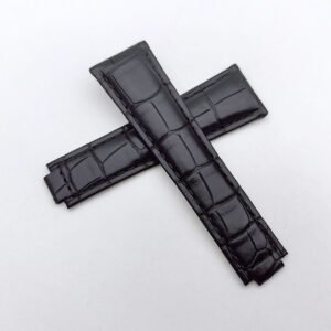 Rolex Daytona Submariner GMT Datejust Watches Genuine Alligator Leather Watch Strap High Quality Watch Parts Replacement