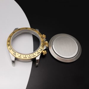 Rolex Daytona 116503 Gold Bezel Watch Case For Fit 4130 Movement High Quality Watch Parts Replacement