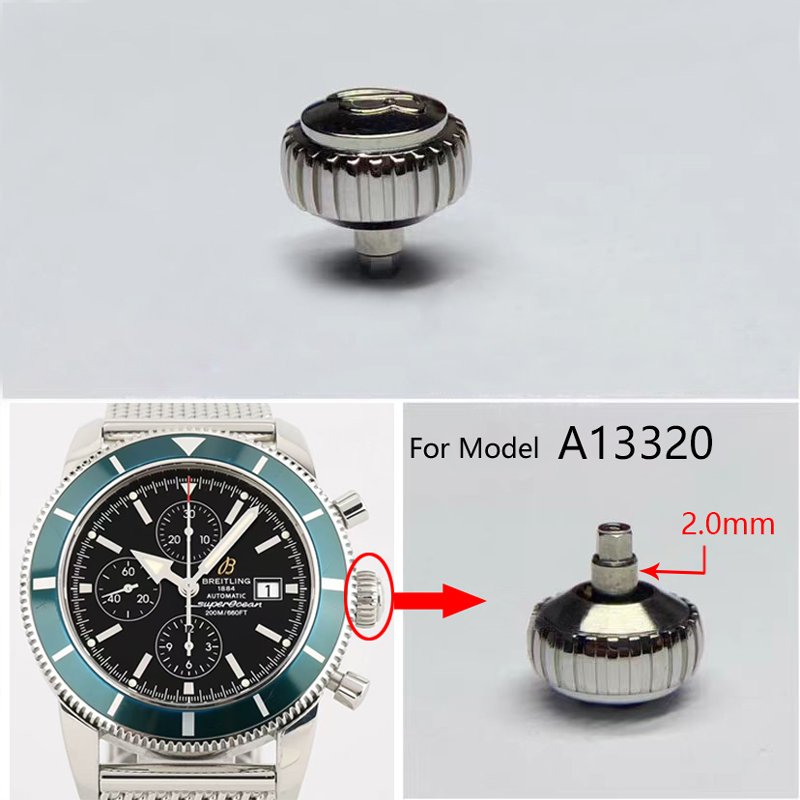 Watch Crown For Breitling Superocean Series A13320 A17320 - 1-800x800