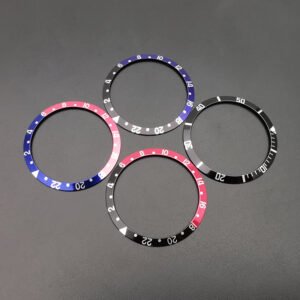 Vintage Rolex Submariner GMT-Master 36.5mm Aluminium Watch Bezel High Quality Watch Parts Replacement