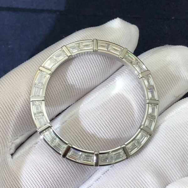 Rolex Daytona Customized 18K Solid White Gold Watch Bezel with Moissanite High Quality Watch Parts Replacement