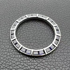 Rolex Daytona 116589 Customized 18K Solid Gold Watch Bezel with Colorful Moissanite Gems Setting High Quality Watch Parts Replacement