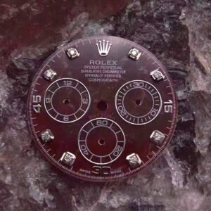Rolex Daytona Garnet Watch Dial Fit Cal. 4130 Movement High Quality Watch Parts Replacement