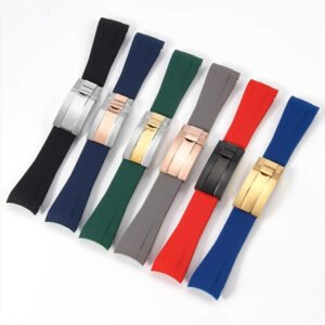 Rolex Submariner Daytona GMT Yacht Master Watches Rubber Watch Strap High Quality Watch Parts Replacement