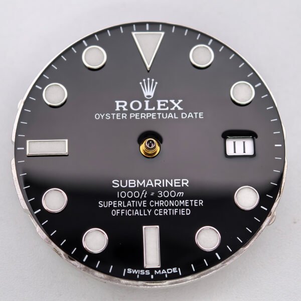 Rolex Submariner Watch Dial Green Luminous For Vintage 16610LV Fit Cal. 3135 Movement High Quality Watch Parts Replacement