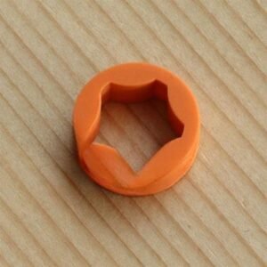 Richard Mille RM11-03 Orange Watch Crown Fluoro Rubber Cap High Quality Watch Parts Replacement