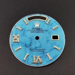 Rolex Day Date Turquoise Watch Dial For Rolex Day Date 118238 18238 Fit to 3155 Movement High Quality Watch Parts Replacement
