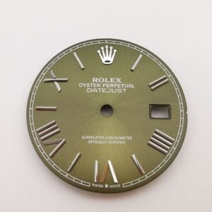 Rolex Datejust Watch Dial Olive Green For Rolex 36mm Datejust Watches Fit to 3135 Movement High Quality Watch Parts Replacement
