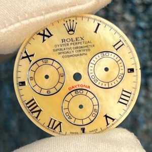 Rolex Daytona Watch Dial Yellow Gold Mother of Pearl for Rolex Daytona Fit 4130 Movement High Quality Watch Parts Replacement