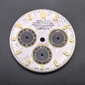 Rolex Daytona Yellow Gold Color Meteorite Watch Dial For Rolex Daytona 116518 Cal. 4130 Movement High Quality Watch Parts Replacement