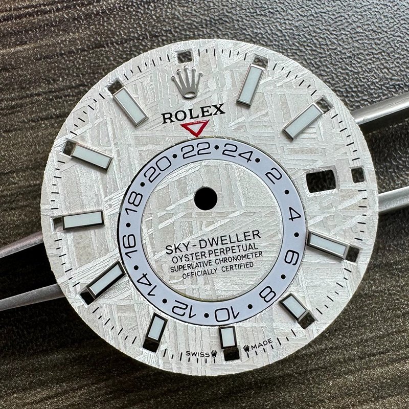 Meteorite Watch Dial For Rolex Sky-Dweller 336934 Cal.9002 8-80