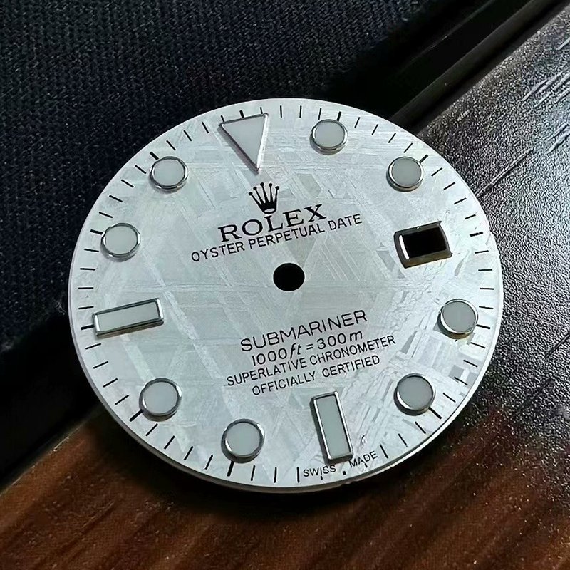 Meteorite watch dial for rolex submariner 116610-800x800