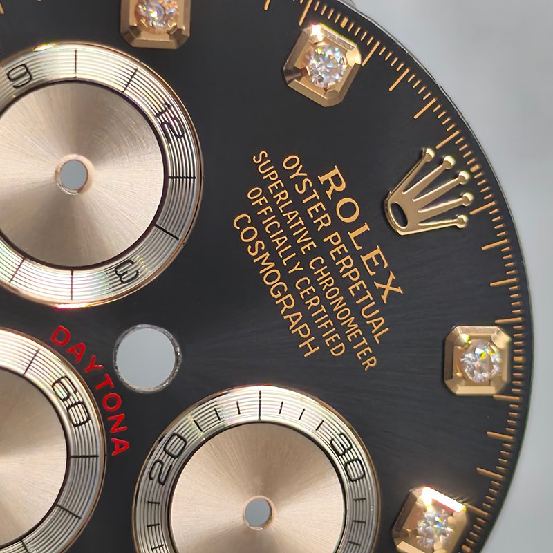 Rose Gold Index Watch Dial For Rolex Daytona 126515 D-800×800