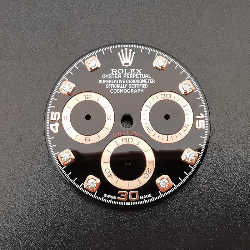 Rose Gold Watch Dial for Rolex Daytona 116515ln-0057-3-800×800