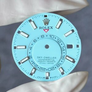 Rolex Sky-Dweller Watch Dial Tiffany Blue For Rolex Sky-Dweller 336934 Watches Fit 9002 Movement High Quality Watch Parts Replacement