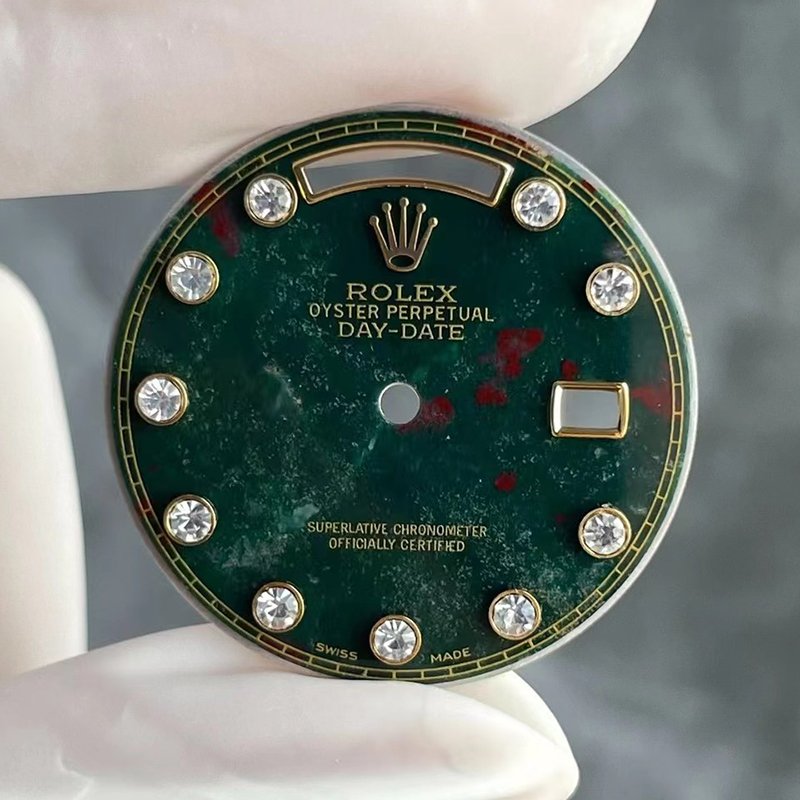 Top Quality Bloodstone Watch Dial For Rolex Day Date 118238 18238 Fit to 3155 Movement-2-800x800