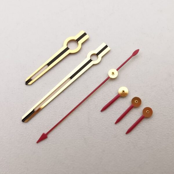 Rolex Daytona Watch Hand Set For Gold and Red Color Rolex Daytona 116519 Fit Cal. 4130 High Quality Watch Parts Replacement