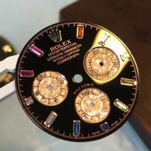 Rolex Daytona Rainbow Watch Dial for Rolex Daytona 116595 RBOW Fit 4130 Movement High Quality Watch Parts Replacement